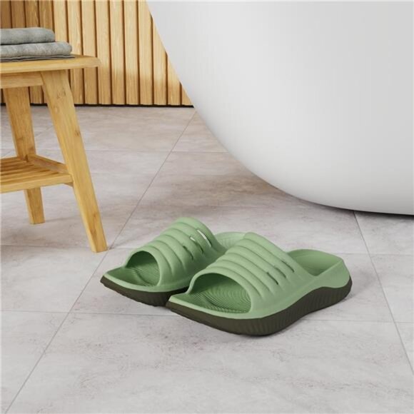 Womens Recovery Sandals With Comfortable Plantar Fasciitis - Picture 2 of 7